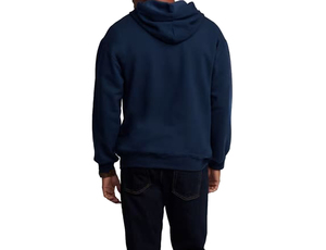 Sweat-shirt à capuche bleu pour homme, couleur unie, décontracté, tricoté, produit très demandé, 100% coton. - Product Image 4