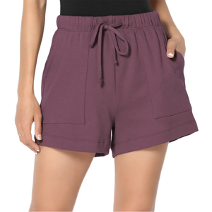 Solid Color High <b>Waist</b> Running Jogging Shorts Customized Your Logo Quick Dry Breathable Women Solid Shorts - Product Image 6