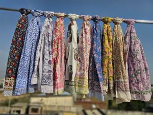 Sarong de plage en pur coton, imprimé à la main en Inde, sarongs de plage en tissu voile doux, paréo d'été, cadeau pour elle, vêtements pour femmes - Product Image 6