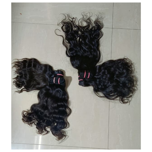 Manufacturer Direct Supply Premium 100% Natural Indian Virgin Human Hair <b>Body</b> <b>Wave</b> and Kinky Straight Extensions for Braiding - Product Image 5