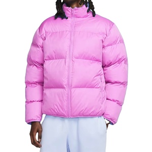 2025 Men's <b>Winter</b> Windproof Puffer <b>Jacket</b> High Quality Down Material <b>Waterproof</b> and Warm Customizable Rainbow Spray Design - Product Image 5
