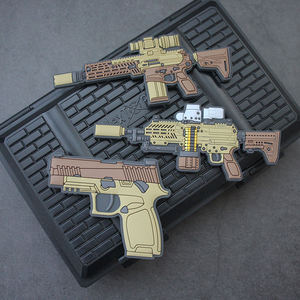 Custom Soft PVC Rubber <b>Patch</b> Embossed Logo Badge for Clothing Hats Bags <b>Backpacks</b> Tactical Uniforms Wholesale Factory - Product Image 5