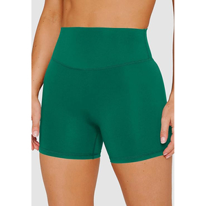 Shorts de yoga taille haute pour femme Smart Scrunch avec capteur biométrique intégré pour la fréquence cardiaque – Vêtement technique d'entraînement - Product Image 2