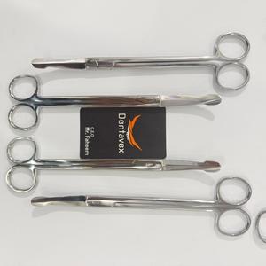 Tijeras manuales de acero inoxidable para cirugía oftálmica, mango azul, curvatura general, para párpado doble, CE, de Dentavex - Product Image 5