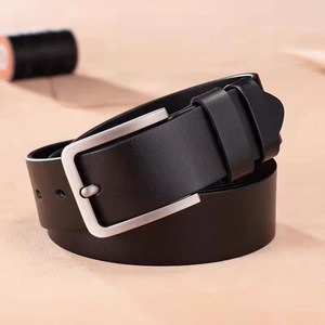 Cinturón de Cuero para Hombre con Hebilla de Acero, Estilo Casual, Personalizable con Logotipo, Impermeable y Transpirable, Venta al Por Mayor - Product Image 4