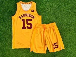 Rexfit 15 Basketball Uniform Set Men's Sleeveless Jersey Shorts Sublimated Breathable Mesh Sportswear Adult Size Regular - Product Image 1