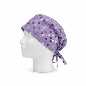 Gorro Quirúrgico Rosa al por Mayor con Logotipo Personalizado, Gorro de Enfermera con Cola de Caballo, Forro de Satén, para Doctor, Enfermera, Gorro Médico, Talla Ajustable - Product Image 3
