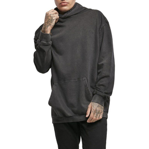 <b>Top</b> Quality Streetwear Blank <b>Men</b> 500gsm Heavyweight Thick <b>Cropped</b> <b>Men</b> Puff Print Oversized Acid Wash Custom Hoodies - Product Image 1