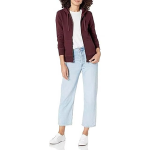 Sweat-shirt à capuche basique pour femme, en molleton doux, pour un usage quotidien, tissu respirant, coupe décontractée, confortable, streetwear d'hiver - Product Image 3