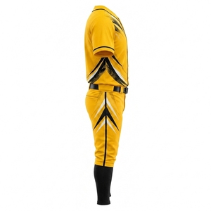 Baseball Uniform Custom Team Jersey And Pants Breathable Moisture Wicking Lightweight Athletic Sportswear For Professional <b>Train</b> - Product Image 6