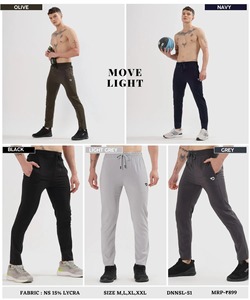 Conjunto de Muestras de Tela Mixta, Pantalones Deportivos Ajustados para Hombre, Pantalones de Gimnasio, Importados, Ns Parachute Lycra (145 GSM, 15% Lycra) - Product Image 6