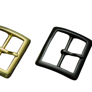 Ceinture en cuir pour homme de deux pouces avec boucle, trois options de couleur, quincaillerie métallique robuste, finition de qualité supérieure - Product Image 2