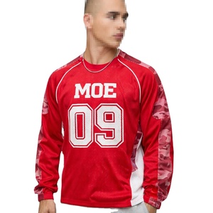 Maillot de football américain haut de gamme à manches longues, respirant, avec empiècements en maille camouflage, uniforme d'équipe sportive, fabrication OEM personnalisée en gros - Product Image 2