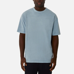 Men's Oversized Plain T Shirt Manufacturer Cotton Loose Fit Heavyweight Minimal Streetwear Blank Tee Top - Product Image 5