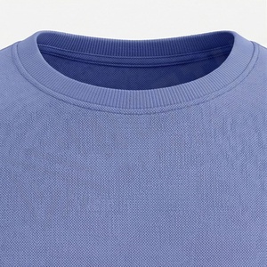 High Quality Open Crew Collar Knitwear <b>Blouse</b> Stylish Cotton Women Cropped Tees Activewear Breathable Customized Color - Product Image 4