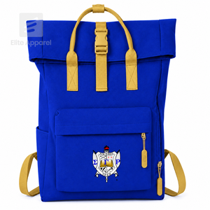 Custom Sigma Gamma Rho Sorority <b>Backpack</b> embroidered logo Casual Style <b>Large</b> <b>Capacity</b> <b>Backpack</b> for girls with polyester lining - Product Image 1
