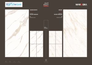 Exportateur indien de carreaux en porcelaine Statuario 60x120cm pour projets de construction mondiaux, carreaux GVT PGVT 8mm 8.5mm, luxe architectural - Product Image 2