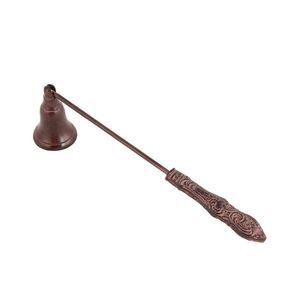 High Quality Silver Stainless Steel <b>Candle</b> Snuffer With Long Handle Durable <b>Wick</b> Extinguisher For Home Decoration - Product Image 3