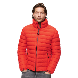 Blousons d'hiver matelassés en duvet noir à capuche pour hommes, personnalisables avec logo, en nylon, pour l'extérieur, vente en gros - Product Image 4