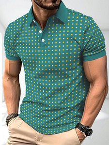 Nouveau style été 2026 – Polo homme à manches courtes – Tendance décontractée urbaine, confortable, respirant, imprimé motif 3D - Product Image 1