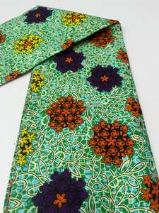 Tissu africain en coton imprimé à la cire de Freetown de haute qualité pour les robes élégantes, les tenues traditionnelles et la décoration intérieure - Product Image 6