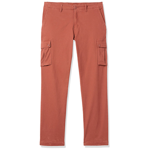 Pantalon cargo jaune moutarde pour homme, taille élastique, plusieurs poches, style décontracté, tissu en toile mi-lourd, respirant, pour l'automne - Product Image 4