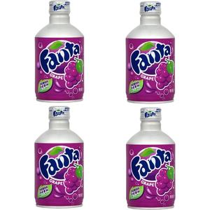 Fanta de Uva Japonesa 300ml x 24 Botellas, Bebida Gaseosa Importada Auténtica, Suministro al por Mayor, Paquete de Refrescos Dulces - Product Image 1