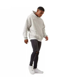Nouveau design, meilleures ventes, sweats à capuche décontractés surdimensionnés pour hommes, faible MOQ, sweats à capuche surdimensionnés pour hommes à prix de gros, fabriqués avec un bon matériau - Product Image 4