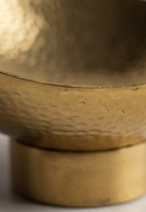 Tazón de Metal Pesado con Borde Ondulado Dorado, Textura Fundida, Vajilla para Cocina y Comedor, Suministro al por Mayor - Product Image 4