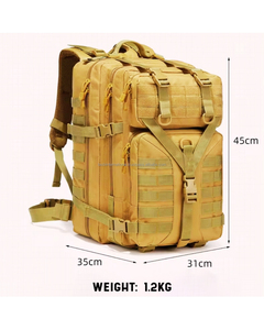Sac à dos tactique Oxford durable avec bandoulière arquée, compartiment intérieur tactique, grande capacité, en polyester - Product Image 4
