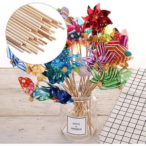 200 Pezzi Bastoncini in Legno di Bambù 1/8 X 12 Pollici, Assortimento di Aste in Legno Duro per Decorazioni Torte - Product Image 4