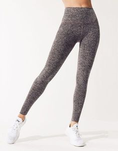 Leggings de Cintura Alta para Mujer, Color Sólido, Elásticos, Deportivos, para Yoga, Rojos, de Spandex y Nailon, Tejido Sin Costuras - Product Image 3