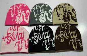 Custom Logo High Quality Colorful 3D Embroidery Beanie <b>Caps</b> Customized Design <b>Winter</b> Streetwear Common - Product Image 2