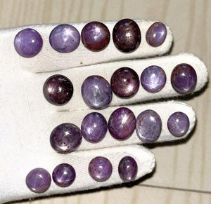 Mayorista Directo de Fábrica: Cabujones de Rubí Estrella Natural, Piedras Preciosas Sueltas de Tamaños Variados para Anillos y Colgantes - Product Image 2