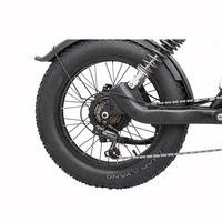 Ban sepeda gunung elektrik, ban sepeda gunung elektrik, motor ganda 1500w, rem cakram paduan aluminium, ban sepeda lemak 20*4.0 inci