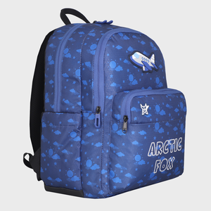 Arctic Fox Sky School <b>Bag</b> <b>Navy</b> Blue Waterproof Polyester Large Capacity Detachable Straps - Product Image 5