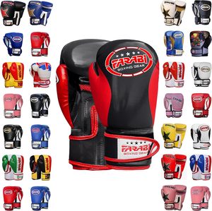 Gants de MMA pour enfants Farabi Sports en gros – Personnalisables, pour jeunes, boxe, Muay Thai, Kickboxing, Sparring, en cuir PU, fermeture auto-agrippante, qualité supérieure - Product Image 1