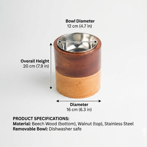 Round Shape Dual Tone Finish Wooden <b>Bakhoor</b> Burner With Silver Metal Cup Cylinder Incense Holder Arabic <b>Oud</b> Burner For Home - Product Image 2