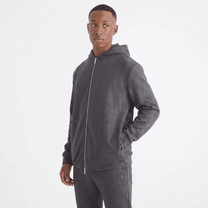Ensemble de survêtement pour homme avec veste à capuche zippée, sweat-shirt décontracté à manches longues, vêtements de sport assortis, vente en gros personnalisée OEM - Product Image 1