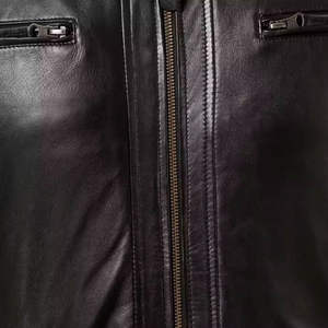 Chaqueta de Cuero para Hombre, Estilo Urbano, Diseño Ecológico e Impermeable, Logotipo Frontal, Ligera, para Invierno - Product Image 6