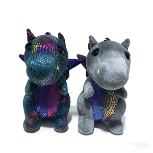 Peluche de dragon fantastique personnalisée, jouet de dragon scintillant, poupée en peluche de dragon galaxie brillante - Product Image 4