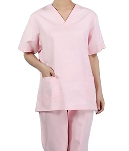 Uniformes d'infirmière pour femmes personnalisées Tissu tissé 100% coton Utilisation hospitalière Service OEM Vente en gros Détection d'aiguille Fusion sans couture 7 jours - Product Image 2