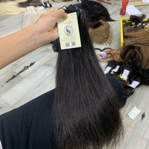 ผมต่อแบบยาวสองชั้นม้วนเป็นมัดผมมนุษย์อัจฉริยะตามสั่งผมมนุษย์เวียดนาม - Product Image 3