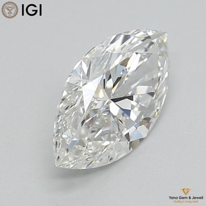 เพชร CVD คุณภาพสูง 1.00 กะรัต ทรงมาร์คีส์ สี F ความสะอาด VVS1 ได้รับการรับรองจาก IGI เหมาะสำหรับเครื่องประดับชิ้นหน้าต่อไป - Product Image 4