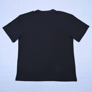 เสื้อยืดลำลองสีดำพิมพ์ลายกุหลาบผ้าฝ้ายพรีเมียมสำหรับผู้ชายคุณภาพสูงขายส่งพร้อมโลโก้สั่งทำจากผู้ผลิตเสื้อผ้าสตรีทแวร์ - Product Image 2