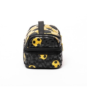กระเป๋าใส่อาหารกลางวันนักเรียนลายฟุตบอลพิมพ์ลายทองคำเปลว - Product Image 4