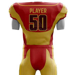 Comfortable Sports Wear American Football Uniform Polyester Men American Football Uniform Reasonable Price High Quality OEM - Product Image 3