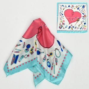 Bufandas cuadradas con estampado digital personalizado, tela ligera, accesorios de moda de primera calidad para mujer - Product Image 5