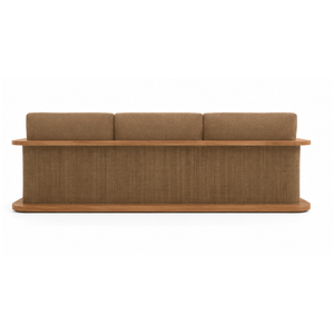 Sofá de Madera de Teca Sólida de Lujo, 3 Plazas, Sofá Moderno para Sala de Estar, Apartamento, Hotel, Villa, Resort, Fabricante de Muebles para Salón - Product Image 3