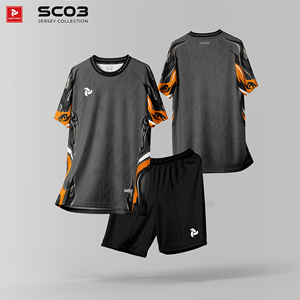 Factory Direct Custom Soccer Jersey Set SC03 Quick Dry Breathable Team Uniform Adults <b>Kids</b> Wholesale OEM ODM - Product Image 2